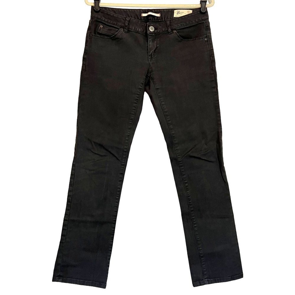 GAP Limited Edition Jeans Womens Dark Grey Straight Leg Stretch Denim Size 27